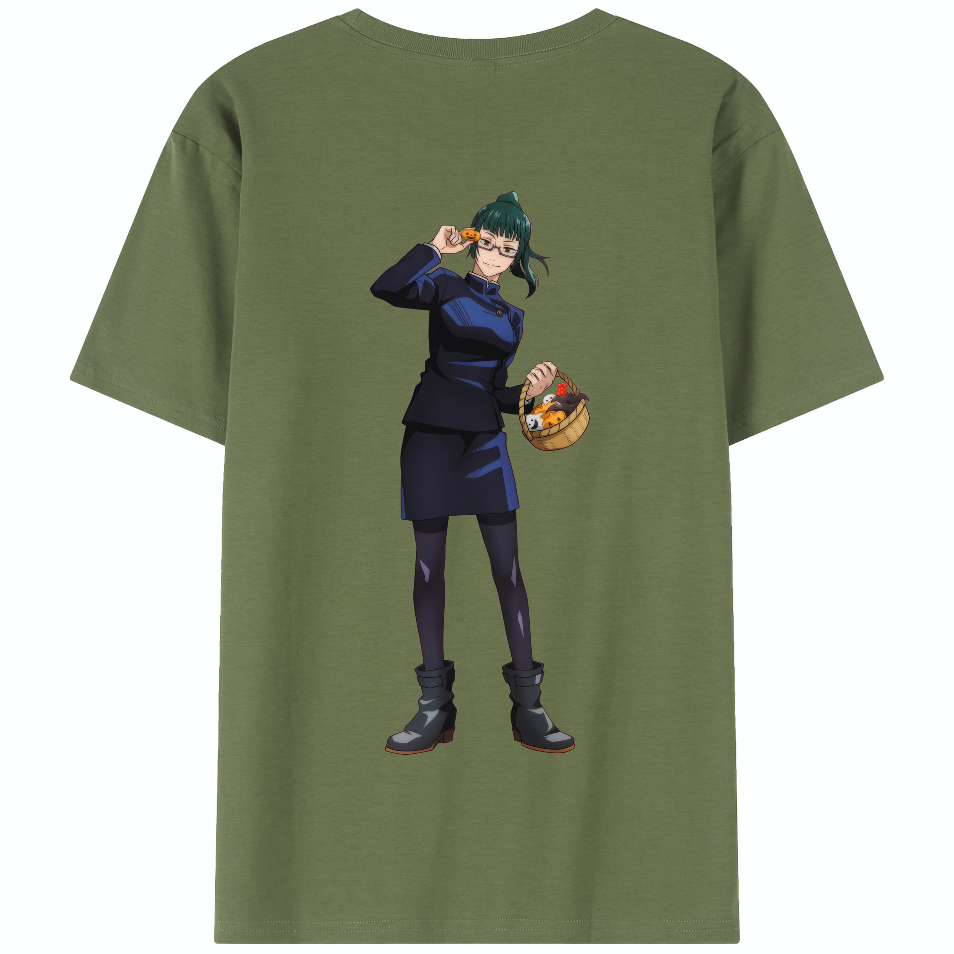 （画像用） 呪術廻戦 Jujutsu Kaisen 綿100％半袖Tシャツ（背面プリント）